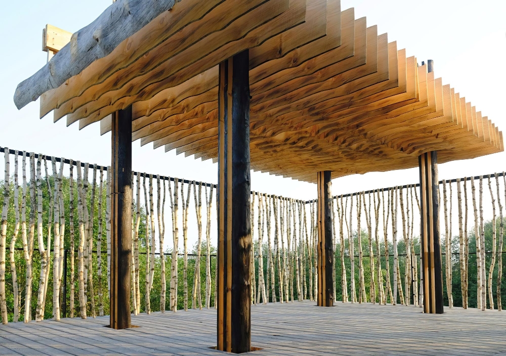 Wooden Pergola Installation