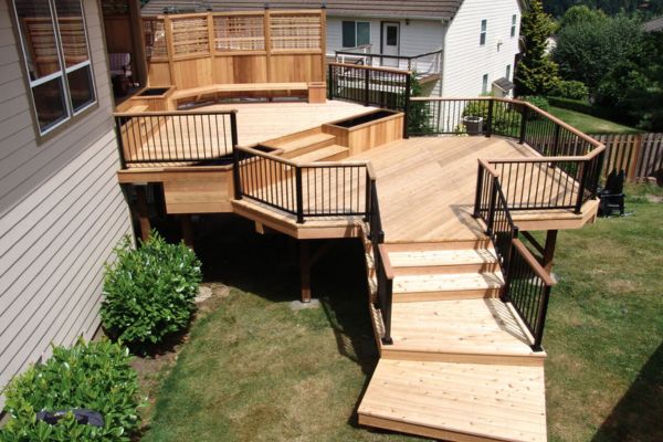 multi level decking