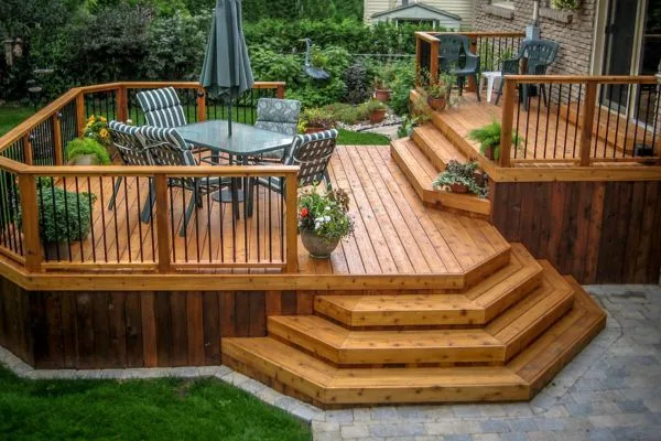 multi level decking